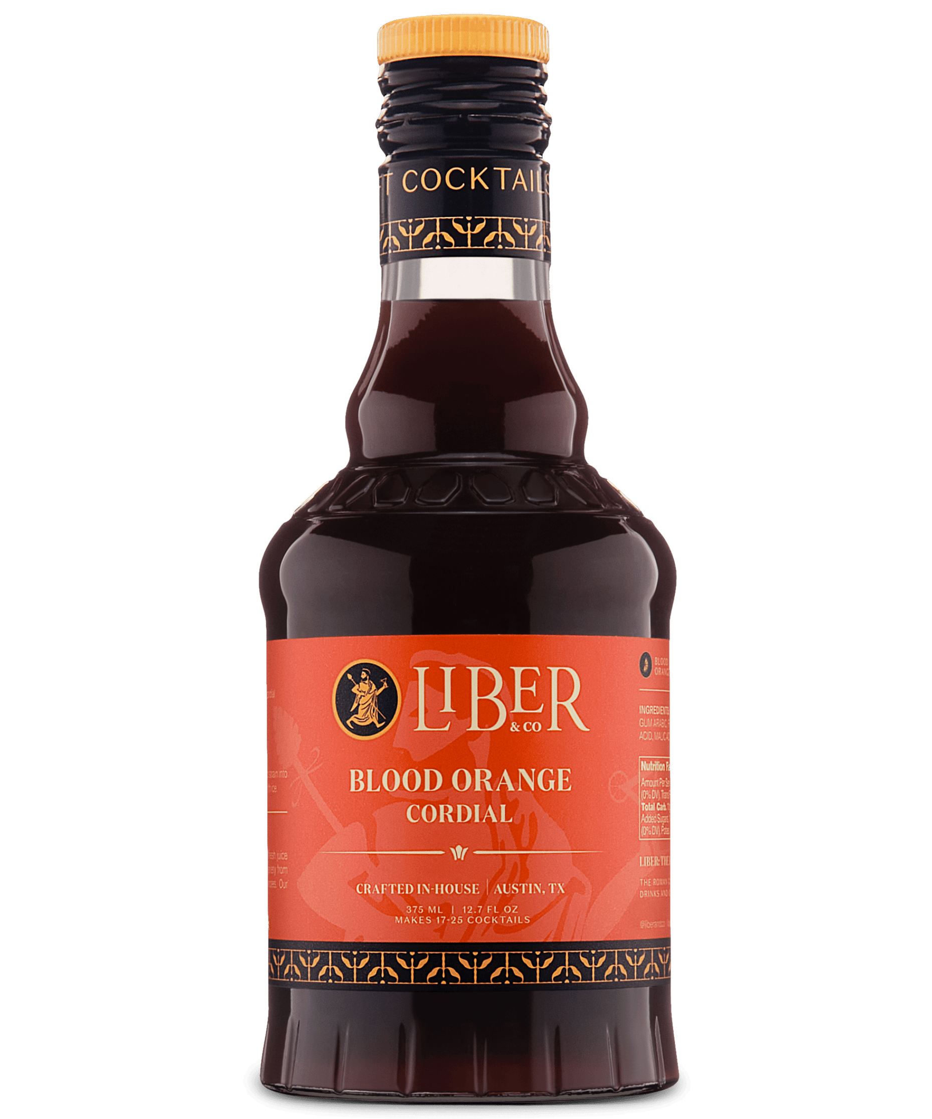 Blood Orange Cordial - Liber & Co.