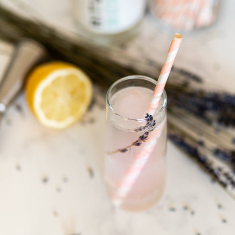 Gota de limón y lavanda sin alcohol